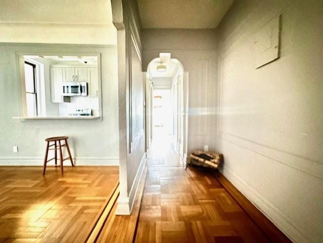 8020 4th Ave Unit D5, Brooklyn, NY 11209 - hallway with baseboards