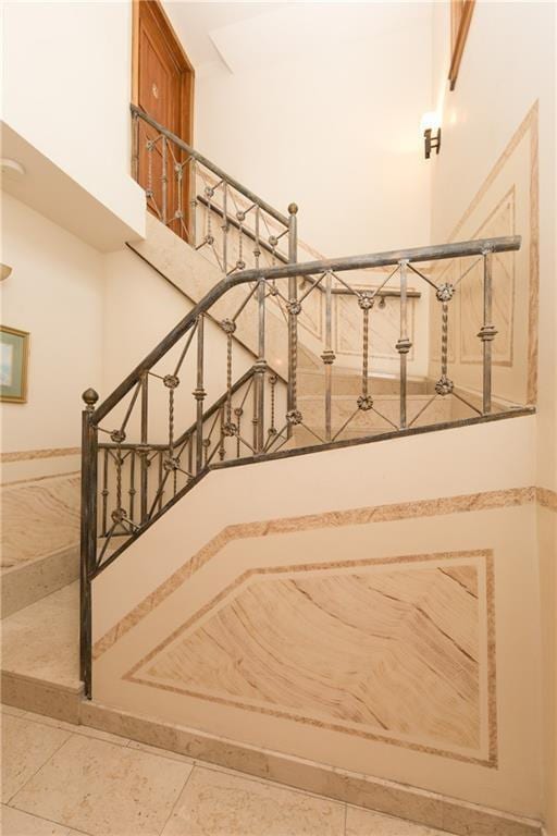 view of stairs