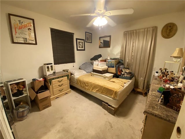 921 Nugent Ave, Staten Island, NY 10306 - bedroom featuring light carpet and ceiling fan