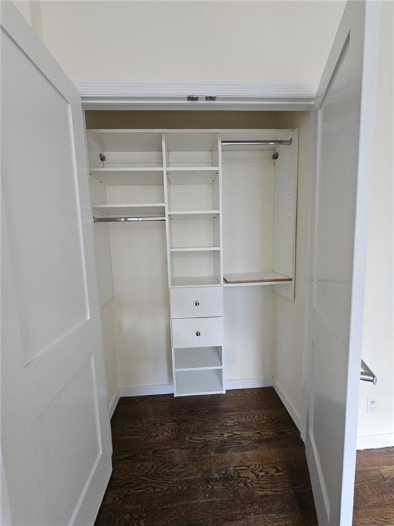 view of closet