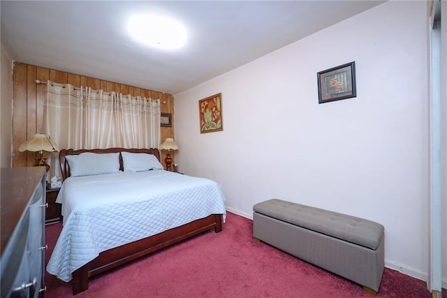 bedroom featuring carpet flooring