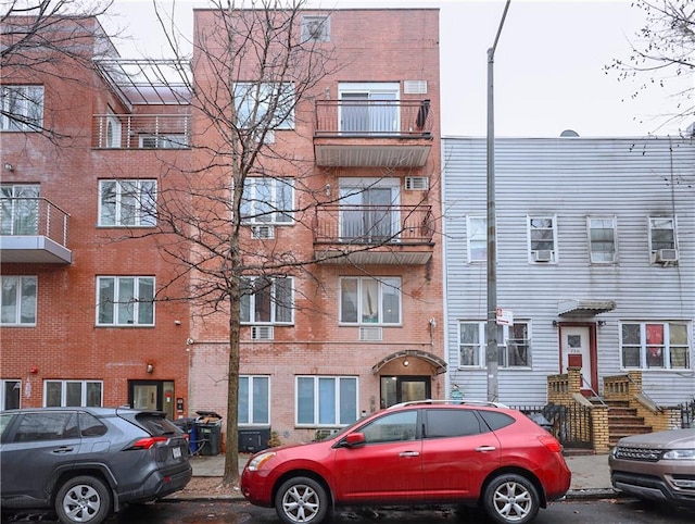 view of building exterior featuring cooling unit