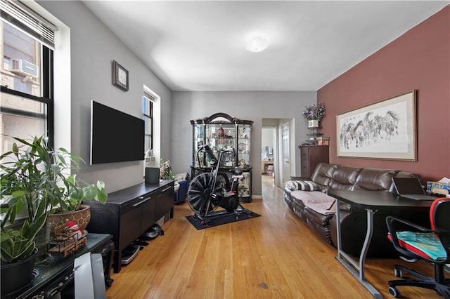 7913 Bay Pkwy Unit D6, Brooklyn, NY 11214 - living room featuring light wood-type flooring