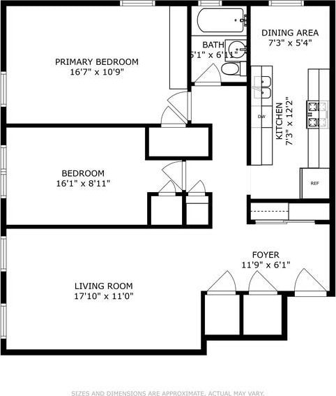 6665 Colonial Rd Unit 2F, Brooklyn, NY 11220 - property floor plan