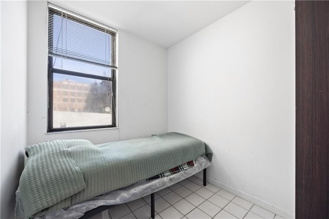 view of tiled bedroom