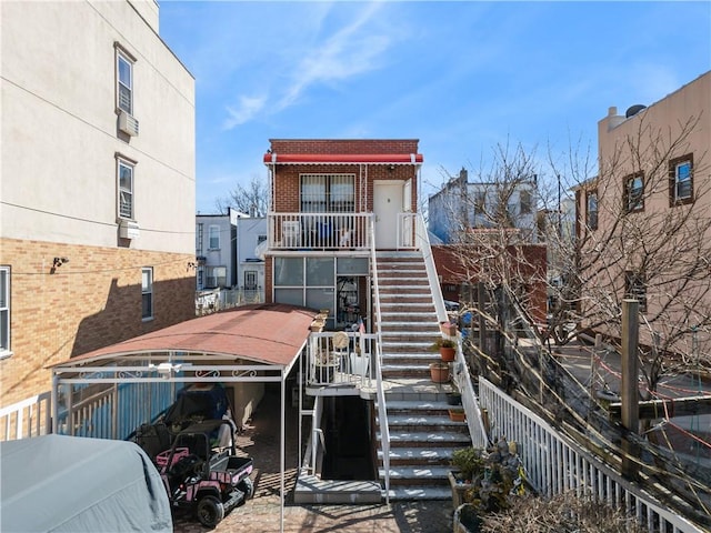 view of rear view of house