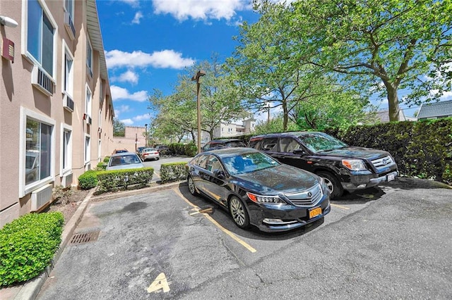 view of uncovered parking lot