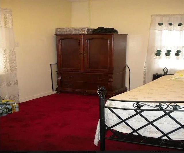 bedroom featuring carpet flooring