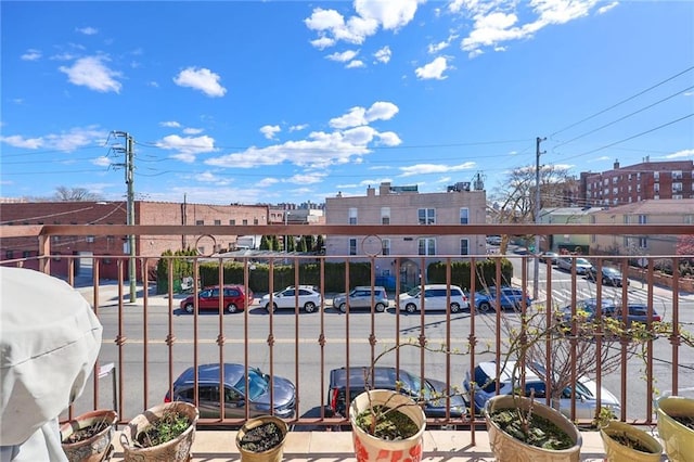 view of uncovered parking lot