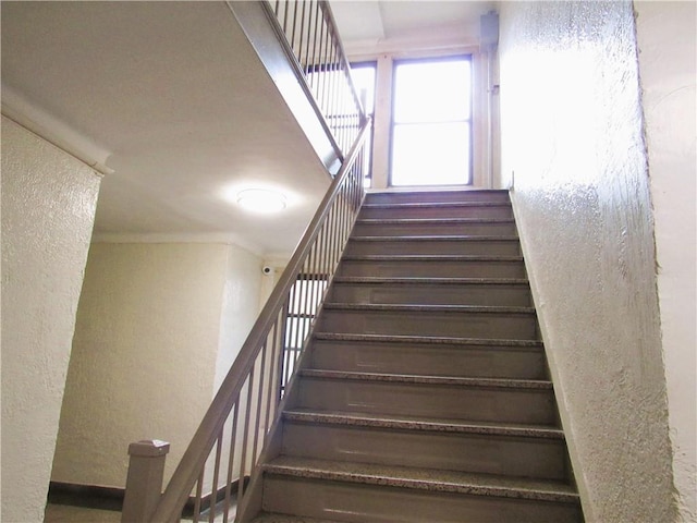 view of stairs