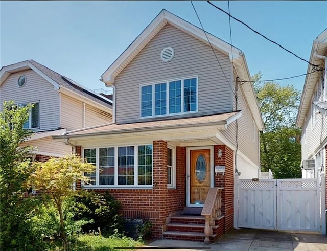 view of front of home