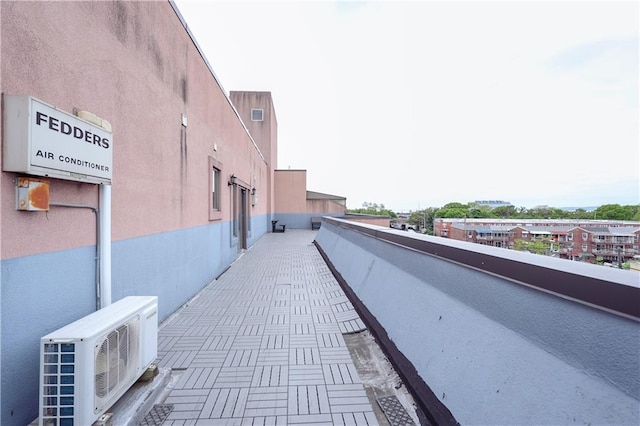 view of home's exterior featuring ac unit