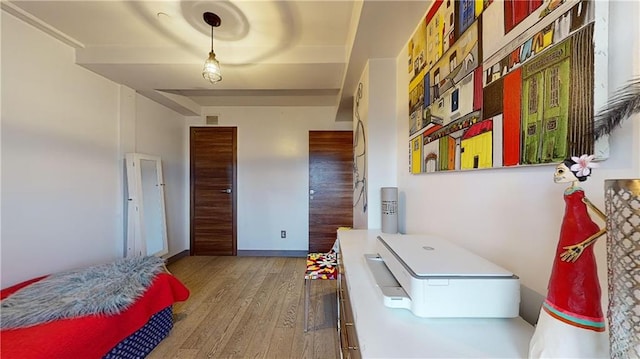 interior space featuring hardwood / wood-style floors