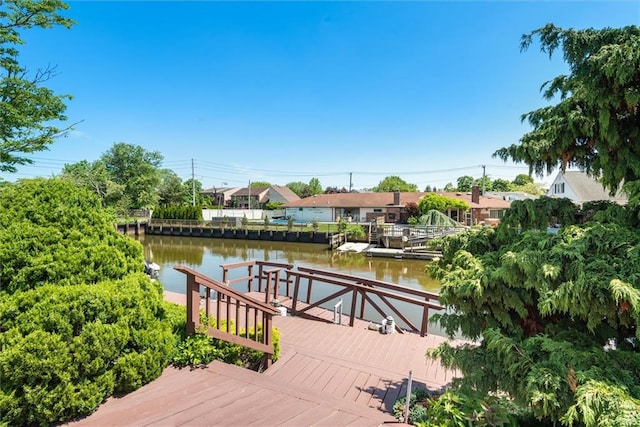 2729 Shore Dr, Merrick, NY 11566 - view of dock with a water view