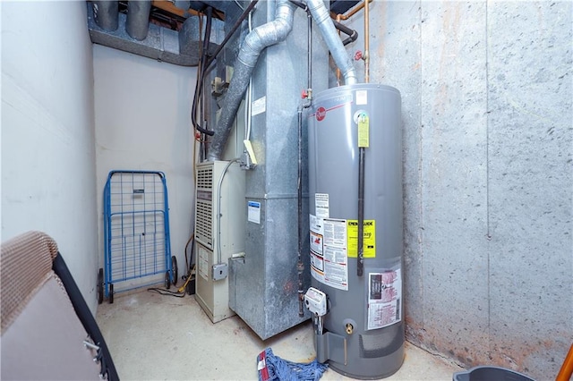 utilities with gas water heater