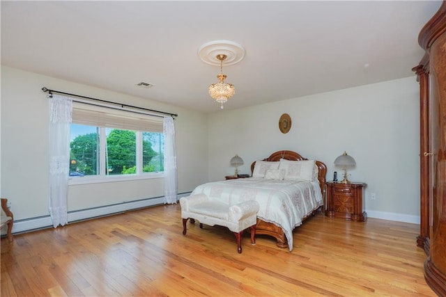 40 Di Marco Pl, Staten Island, NY 10306 - bedroom with baseboards, visible vents, and light wood-style floors
