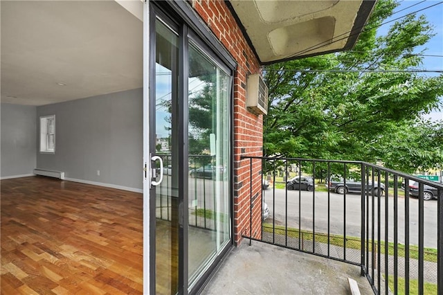 1021 E 87th St Unit 6B, Kings, NY 11236 - balcony with a baseboard radiator