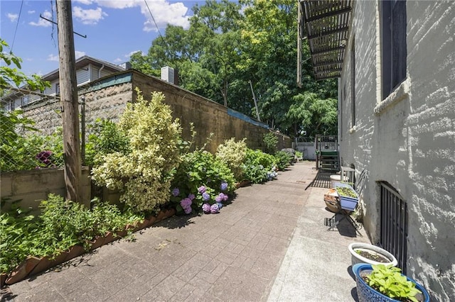 view of patio