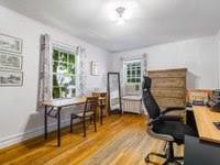 office featuring hardwood / wood-style floors