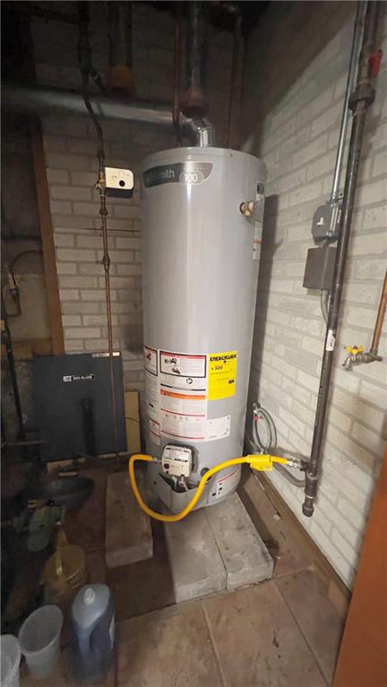 utilities featuring water heater