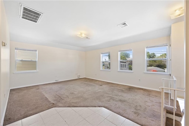 view of tiled empty room