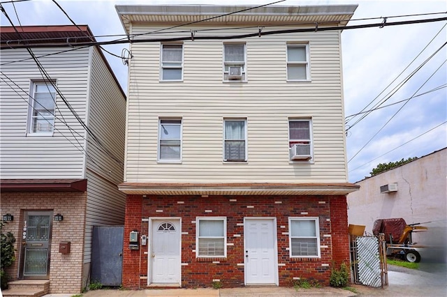 multi unit property with brick siding