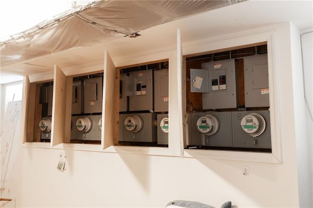 utility room featuring electric panel