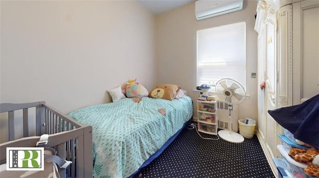 1046 E 32nd St, Brooklyn, NY 11210 - carpeted bedroom with a wall unit AC