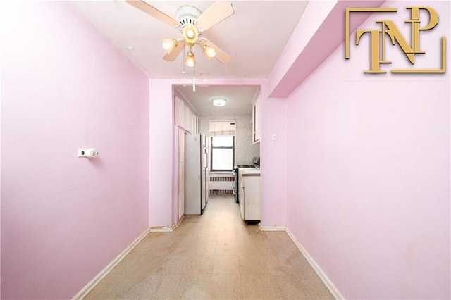 2229 Knapp St Unit 2A, Brooklyn, NY 11229 - corridor with baseboards and light floors