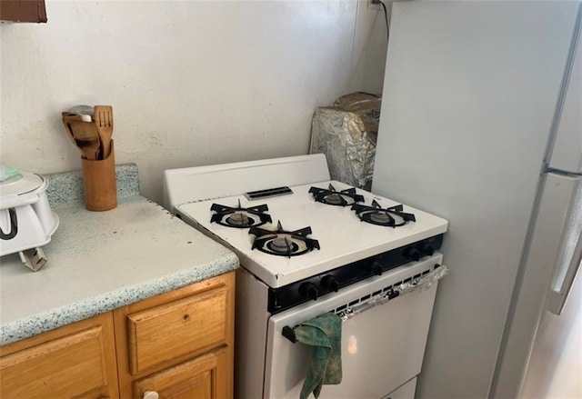 kitchen with white appliances