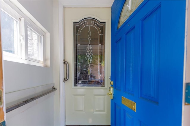 view of entrance foyer