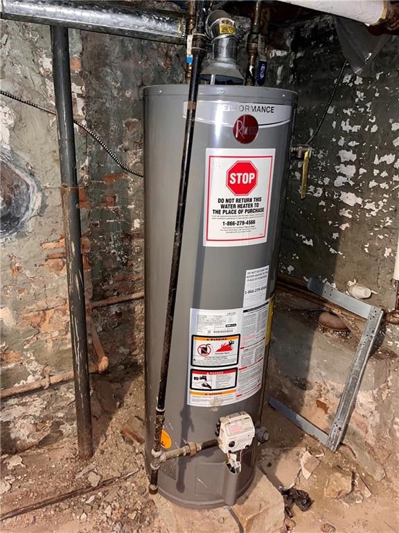 utilities with gas water heater