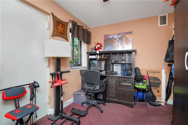 26 Oliver St Unit 2A, Brooklyn, NY 11209 - carpeted office with baseboards and visible vents