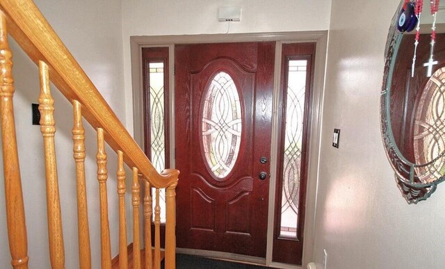 view of entrance foyer