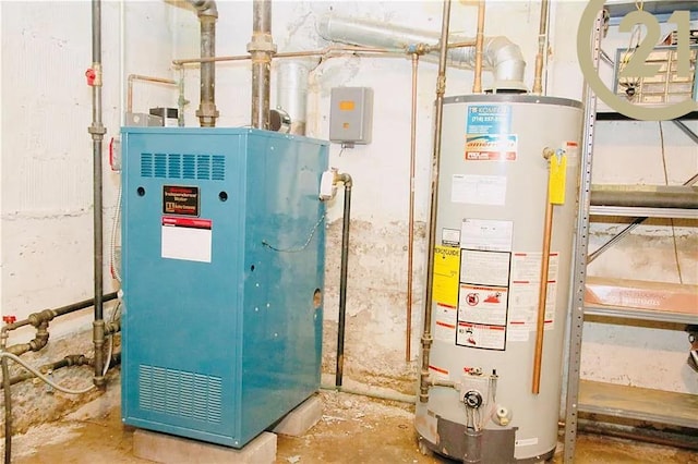 utilities featuring water heater