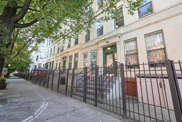 exterior space featuring fence