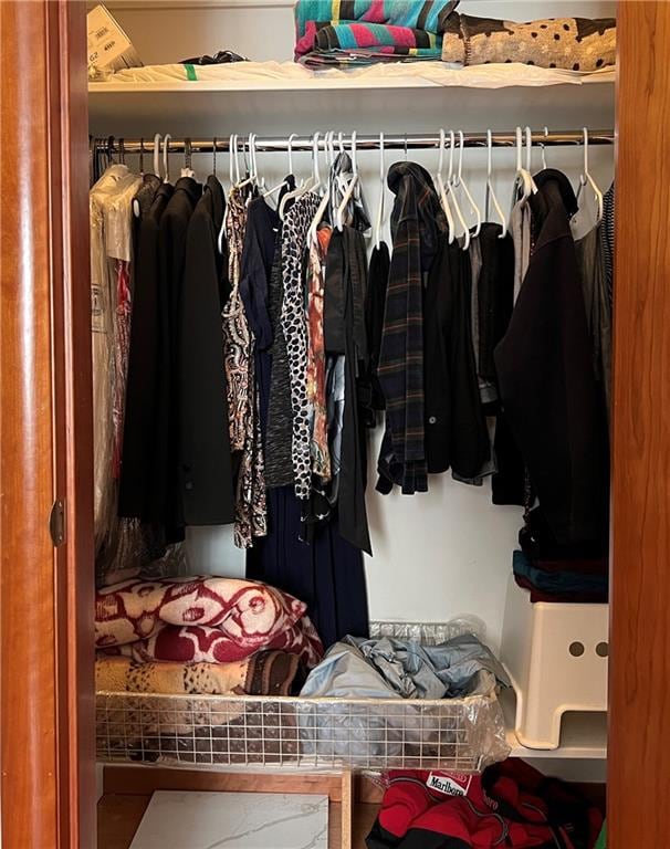 view of closet