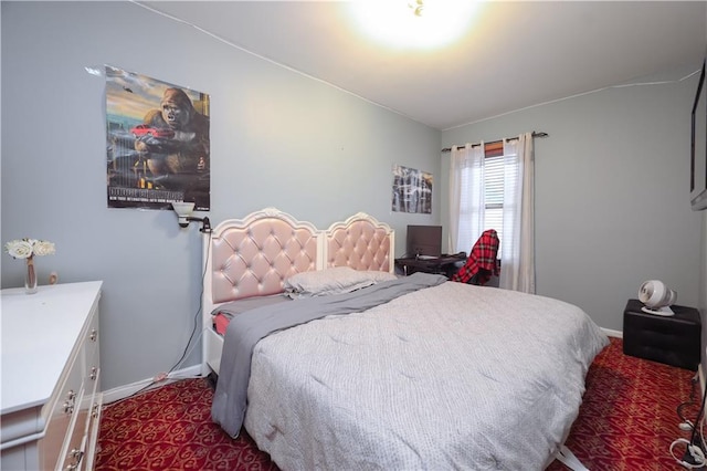 bedroom featuring carpet flooring