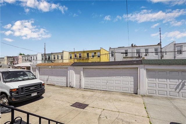 exterior space with community garages