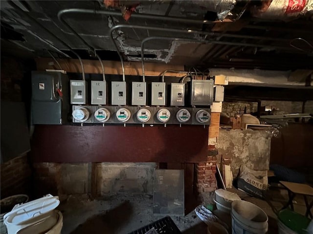 utility room with electric panel