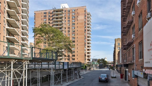 view of property with cooling unit