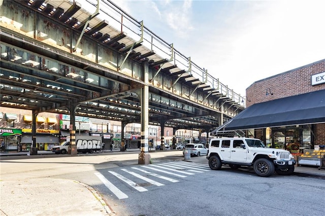 view of vehicle parking