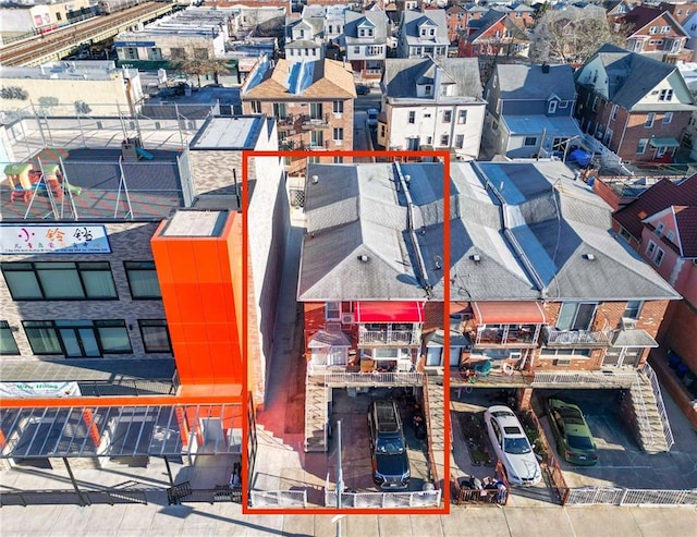 15 Bay 20th St, Brooklyn, NY 11214 - aerial view of residential area featuring property parcel outlined