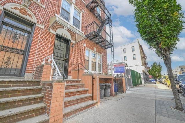 522 Bay Ridge Ave, Brooklyn, NY 11220 - entrance to property with brick siding