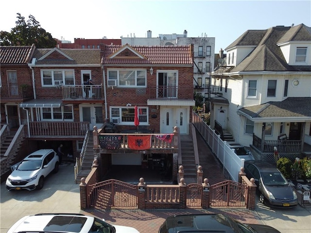 view of property featuring a balcony