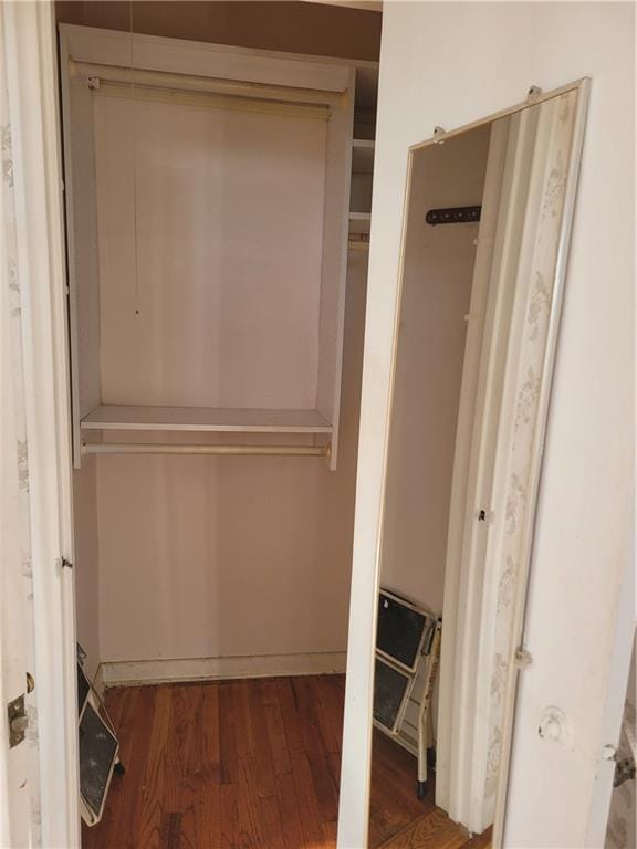 view of closet