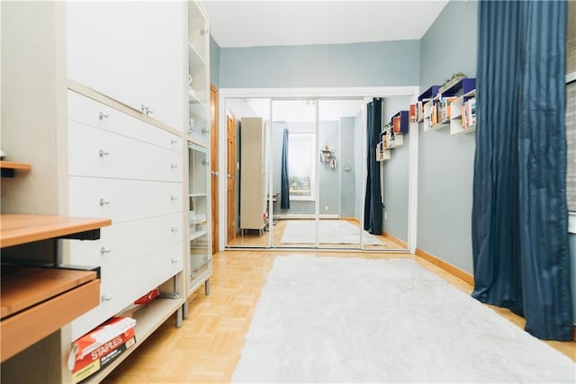 bathroom with baseboards