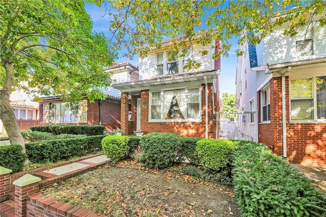 view of front of home