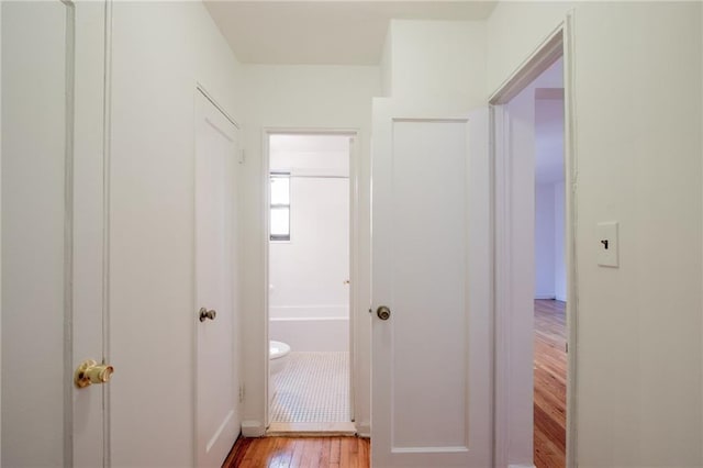 15 Oliver St Unit 4C, Brooklyn, NY 11209 - hall featuring light wood-type flooring