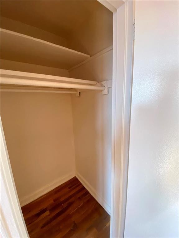 view of closet